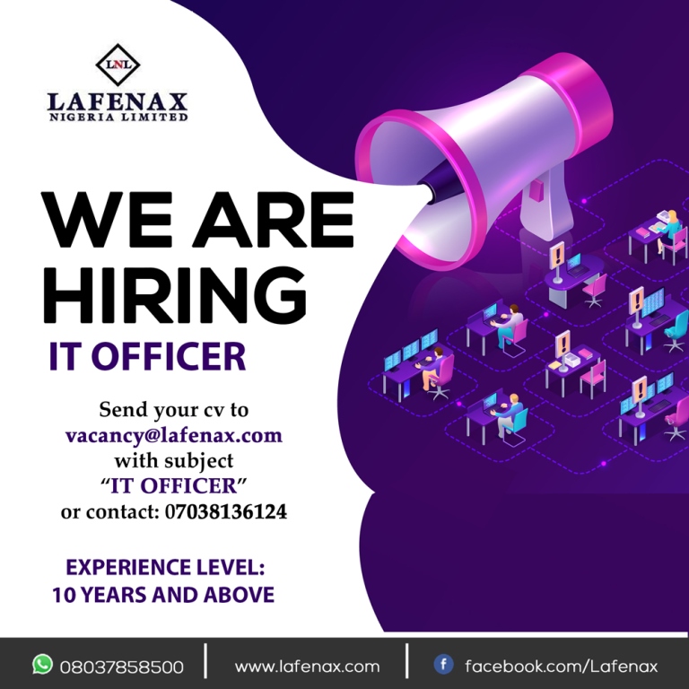 VACANCY - IT OFFICER